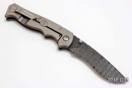 Marauder Damascus - Recurve Blade - 2012 Blade Show