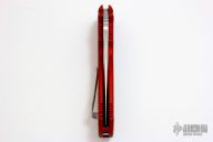Triple Hollow Grind M2 OD Red/Hand Satin Finish Proto #X2