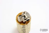 Silver "Monkey Skull" Bead
