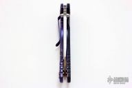 Custom XM-18 3.5" Wharncliffe - Blue Ano/Copper Standoffs