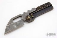 Thorn Friction Folder with Leather Sheath