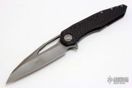 Sigil - Apocalyptic Elmax Carbon Fiber Damascus Plate