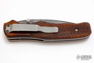 Damascus and Cocobolo Linerlock