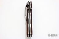 Damascus and Cocobolo Linerlock