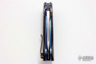 QSB Flipper with Damascus Bolsters & Clip