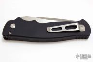 M2 Auto Tanto - Hand Ground/Satin Finish Black