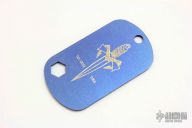 Titanium Dogtag #0155 w/ Ball Chain