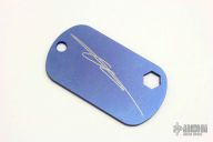 Titanium Dogtag #0155 w/ Ball Chain