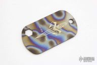 Titanium Dogtag #0197 w/ Ball Chain