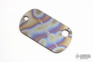 Titanium Dogtag #0197 w/ Ball Chain