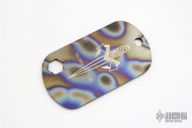 Titanium Dogtag #0196 w/ Ball Chain