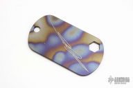 Titanium Dogtag #0196 w/ Ball Chain