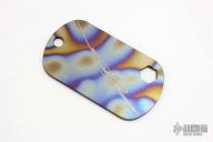 Titanium Dogtag #0191 w/ Ball Chain