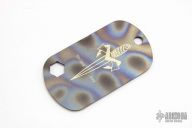 Titanium Dogtag #0178 w/ Ball Chain