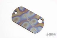 Titanium Dogtag #0178 w/ Ball Chain