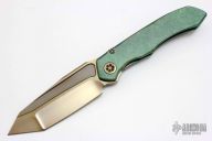 ANAX Tanto - Bronze Satin DLC/Antique Green Titanium