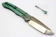 ANAX Tanto - Bronze Satin DLC/Antique Green Titanium
