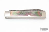 Doctor's Knife - Damascus and Black Lip Interframe