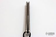 Jigged Titanium Lanny's Clip with Damascus Blade