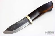 Sheath Knife - Ebony Wood Handle by Moriya