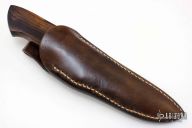Sheath Knife - Ebony Wood Handle by Moriya