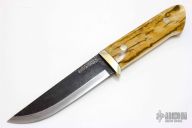 Sheath Knife - Mammoth Ivory Handle by Moriya