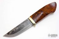 Sheath Knife - Ironwood Handle by Moriya