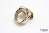 Silver/Brass Gasser Puncher Ring - Size 13