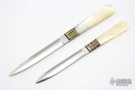 His/Hers Pearl Boot Daggers