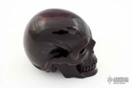 Carved Buffalo Horn Skull