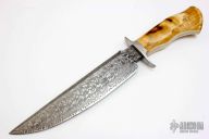 Damscus Fixed Blade - Arkansas Living Treasure ALT 9 2011