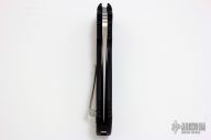 M2 Auto Clip Point - Hand Ground/Satin Finish Black