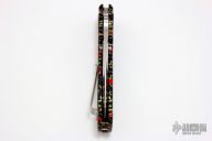 Custom M2 Auto Tanto - Trick Splash and Stingray Inlays 1 of 12