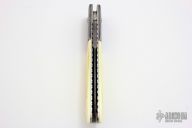 Damascus/Stag Buttonlock Automatic