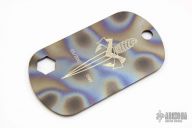 Titanium Dogtag #0199 w/ Ball Chain