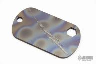 Titanium Dogtag #0180 w/ Ball Chain