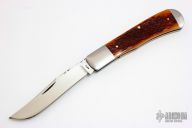 Amber Jigged Recurve Slip Joint