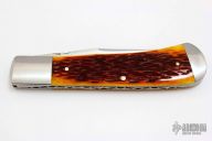 Amber Jigged Recurve Slip Joint