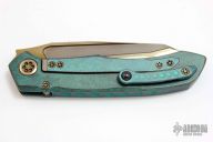 ANAX Tanto - Bronze Satin DLC/Antique Green Titanium