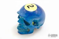 Pool Ball Carved Skull
