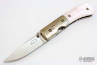 Mokume and Pink Pearl Linerlock