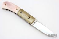 Mokume and Pink Pearl Linerlock
