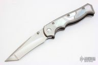 Marauder Tanto - Hand Ground High Polish - Mother Of Pearl