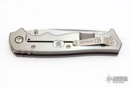 Marauder Tanto - Hand Ground High Polish - Mother Of Pearl