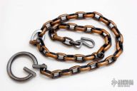 Copper and Sterling Silver Wallet Chain