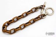 Copper and Sterling Silver Bracelet