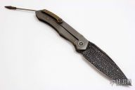 ANAX - Blued Ball Bearing Damascus