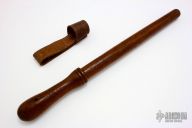 Antique Billy Club - Brown Leather Sheath