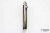 Carved Black Lip Pearl Linerlock