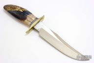 Model 12-6 Little Bear Bowie - Mammoth Ivory Handle